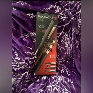 Remington One Flat Hair Iron + Curler